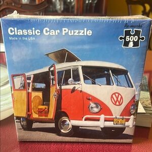 NWT Classic Car Puzzle - Red and White